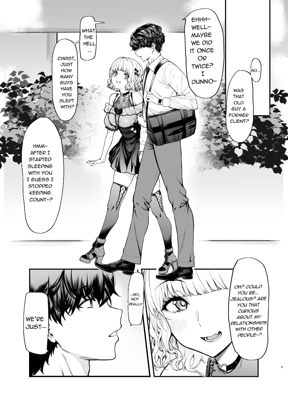 Hentai Manga Comic-I want to try it with a landmine girl -Ruka--Read-4